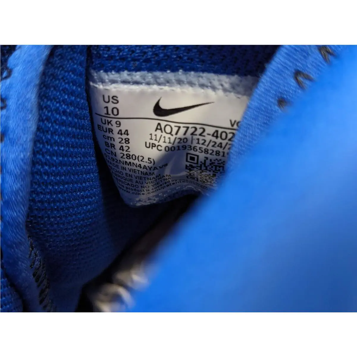 Nike shoes - Nike Force Savage - Force Savage - AQ7722-402 - Blue 9