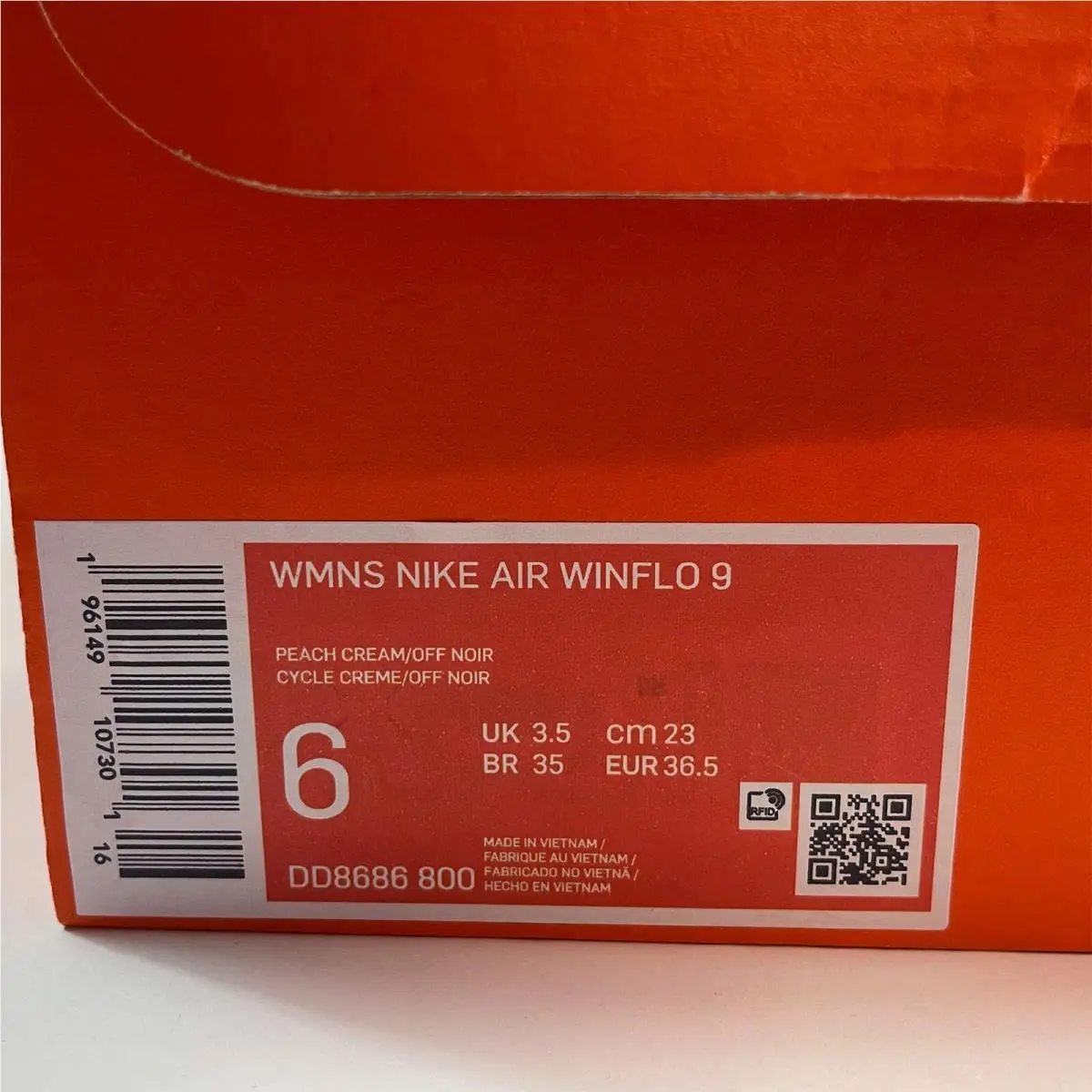 Nike shoes - NIKE WINFLO 9 - WINFLO - DD8686-800 - Orange (UPC: 196149107301) 2