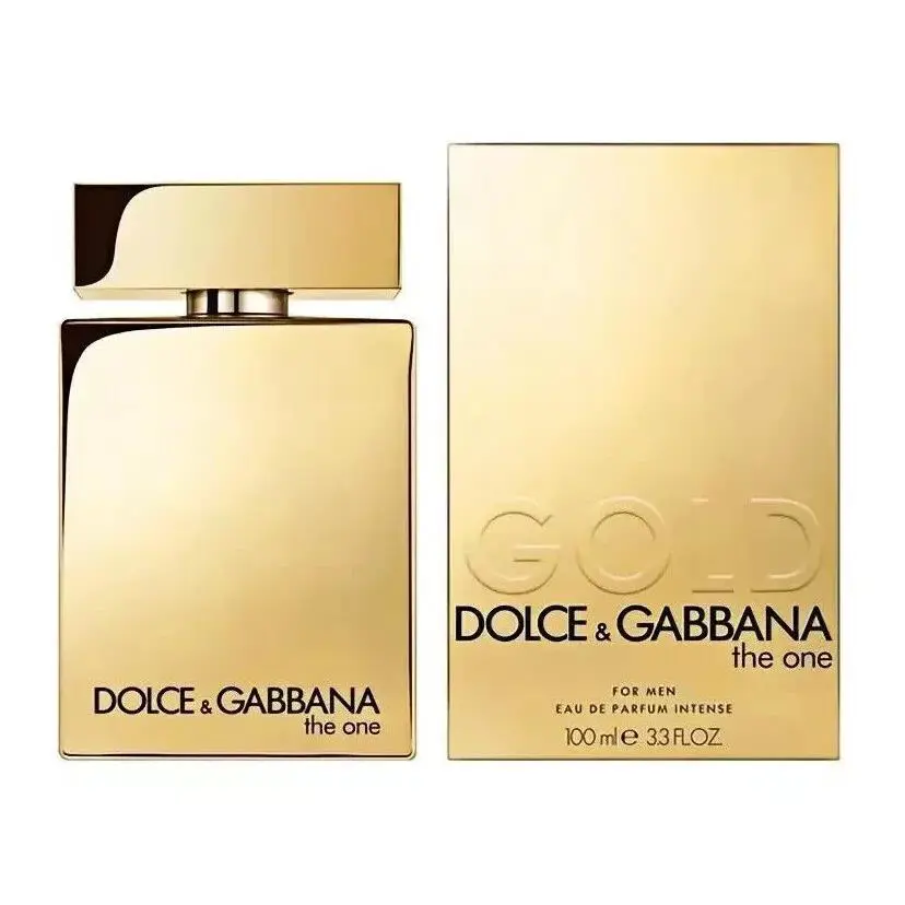 D G The One Gold Dolce Gabbana Men 3.3 3.4 oz 100ml Eau De Parfum Spray - Gold