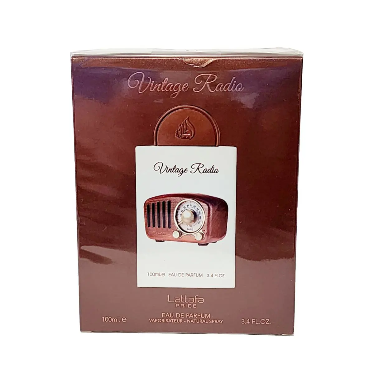 Vintage Radio by Lattafa Pride For Men Eau de Parfum Spray 100ml e 3.4 Fl.oz