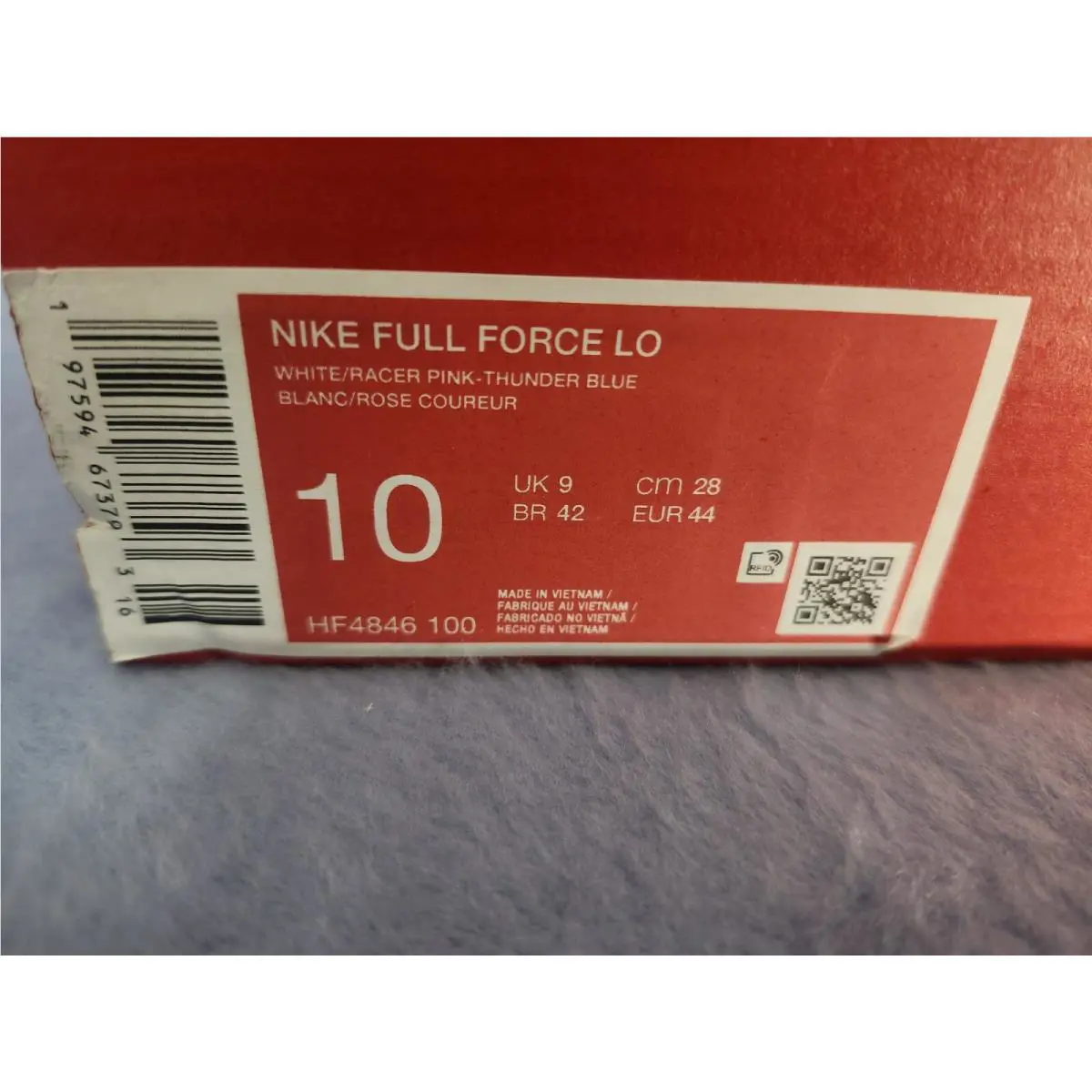 Nike shoes - Nike Full Force - Full Force - HF4846-100 - White/Blue/Pink 9