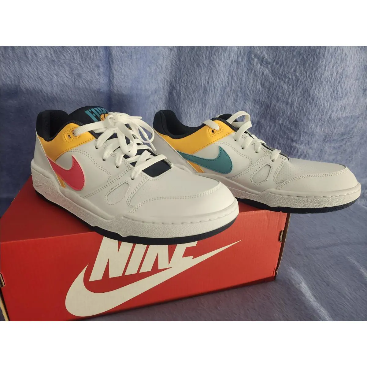 Nike shoes - Nike Full Force - Full Force - HF4846-100 - White/Blue/Pink 4