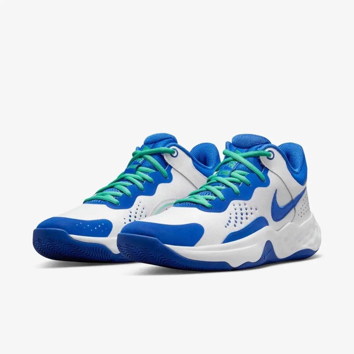 Nike shoes - Nike FLY.BY MID 3 - MID - Dd9311-102 - White/Game Royal-Green Glow (UPC: 196149063140) 2