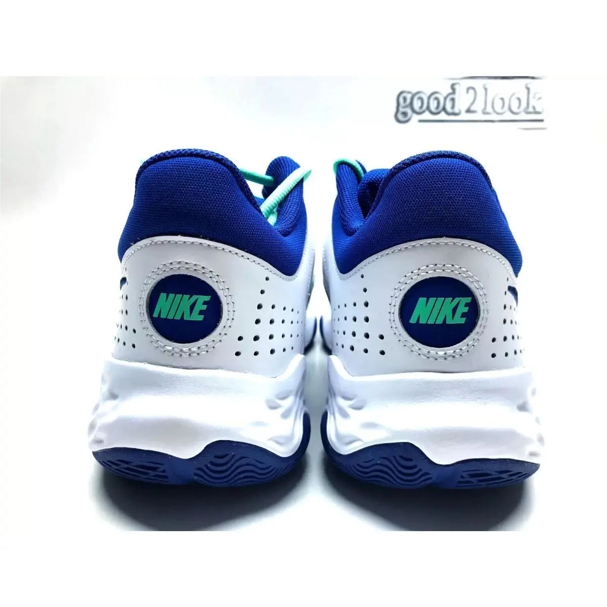 Nike shoes - Nike FLY.BY MID 3 - MID - Dd9311-102 - White/Game Royal-Green Glow (UPC: 196149063140) 2