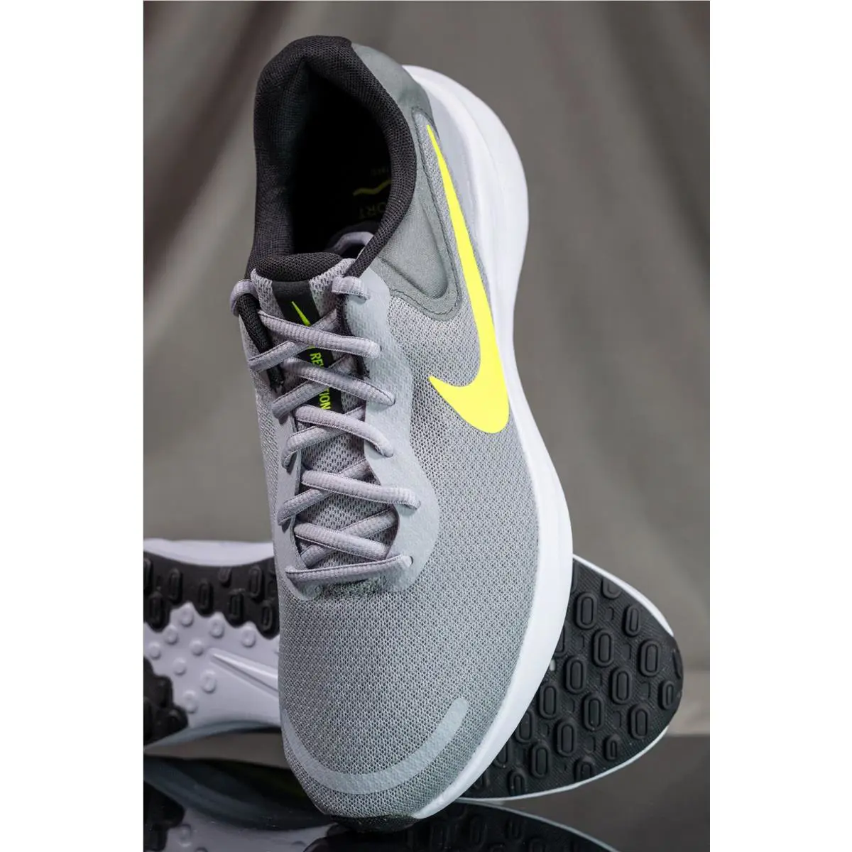 Nike shoes - NIKE REVOLUTION v7 - REVOLUTION - FB2207 - WOLF GREY/ VOLT-SMOKE GREY (UPC: 196969194628) 0