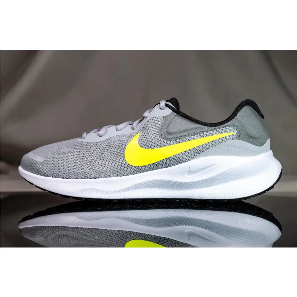 Nike shoes - NIKE REVOLUTION v7 - REVOLUTION - FB2207 - WOLF GREY/ VOLT-SMOKE GREY (UPC: 196969194628) 1