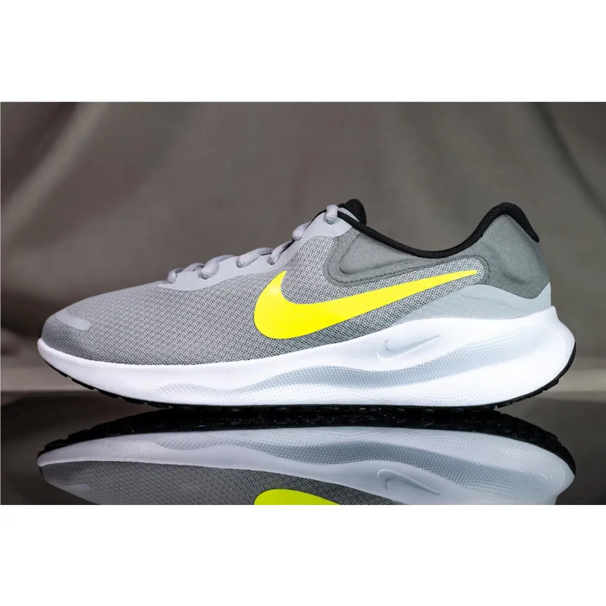 Nike shoes - NIKE REVOLUTION v7 - REVOLUTION - FB2207 - WOLF GREY/ VOLT-SMOKE GREY (UPC: 196969194628) 1