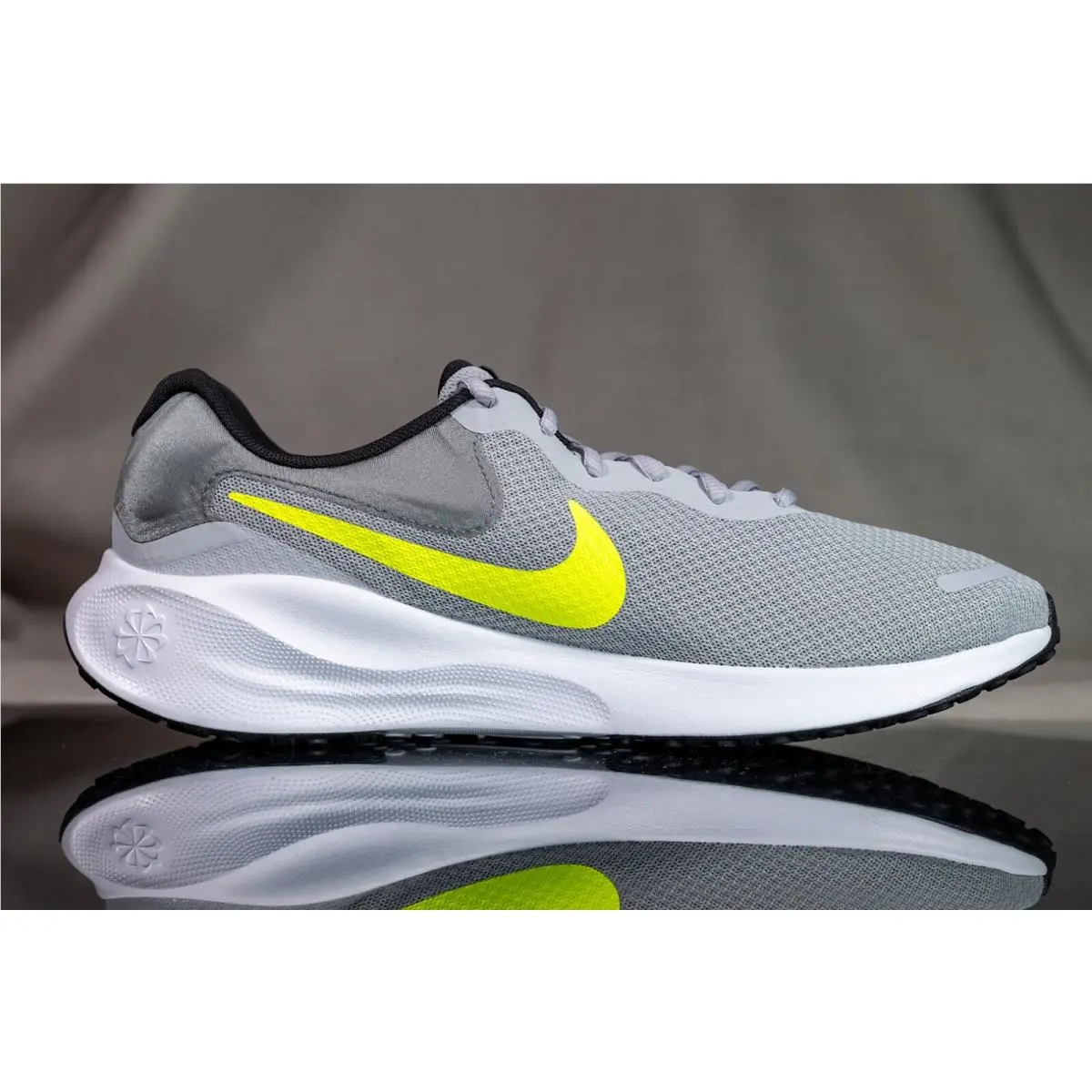 Nike shoes - NIKE REVOLUTION v7 - REVOLUTION - FB2207 - WOLF GREY/ VOLT-SMOKE GREY (UPC: 196969194628) 2