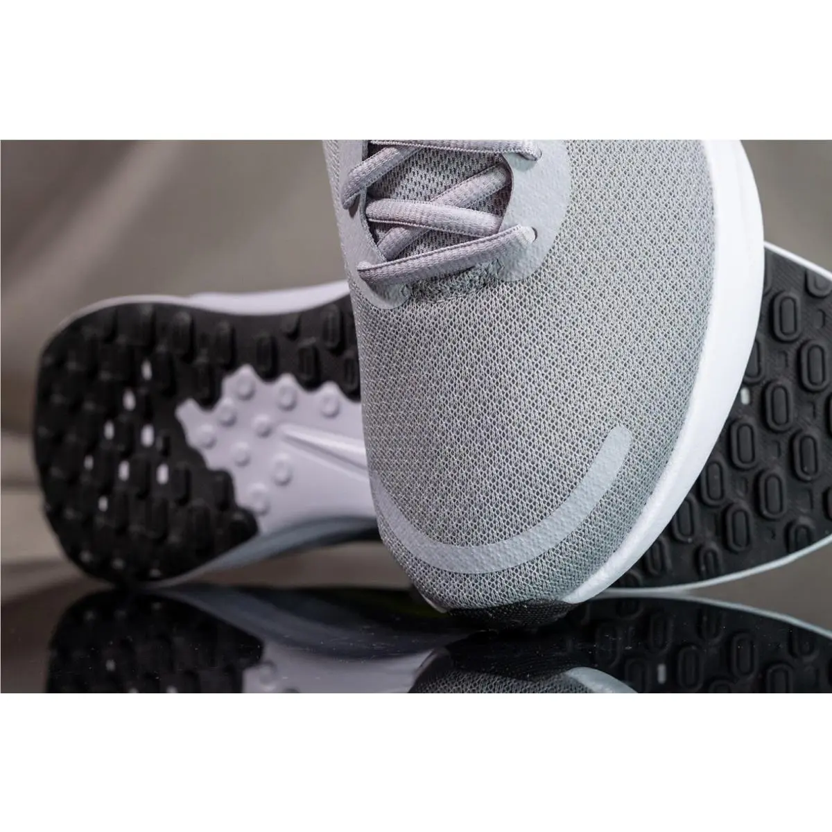 Nike shoes - NIKE REVOLUTION v7 - REVOLUTION - FB2207 - WOLF GREY/ VOLT-SMOKE GREY (UPC: 196969194628) 3