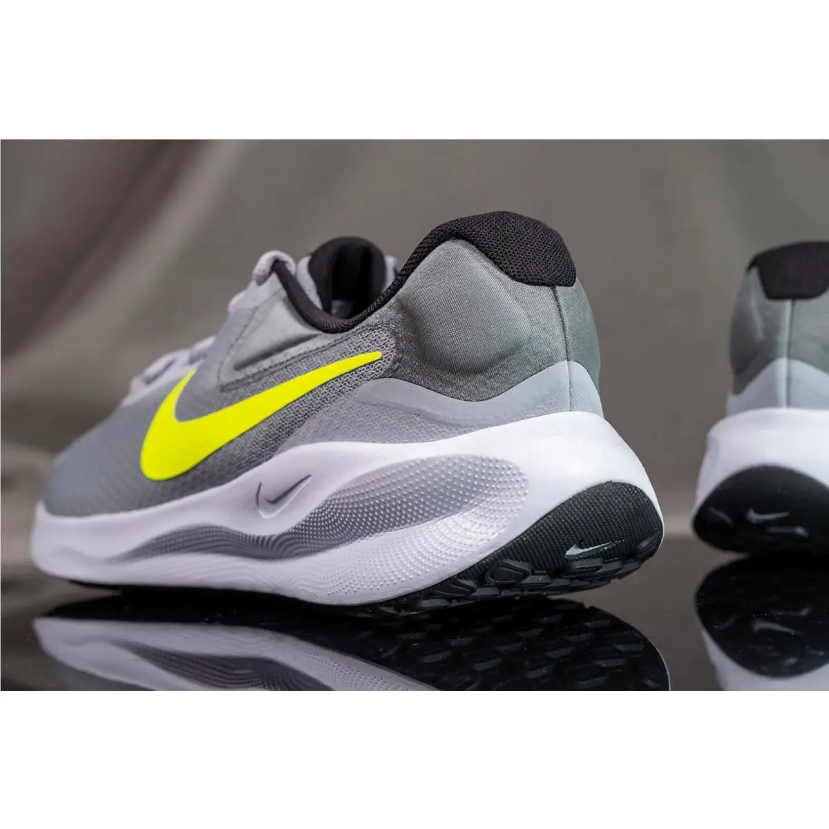 Nike shoes - NIKE REVOLUTION v7 - REVOLUTION - FB2207 - WOLF GREY/ VOLT-SMOKE GREY (UPC: 196969194628) 5