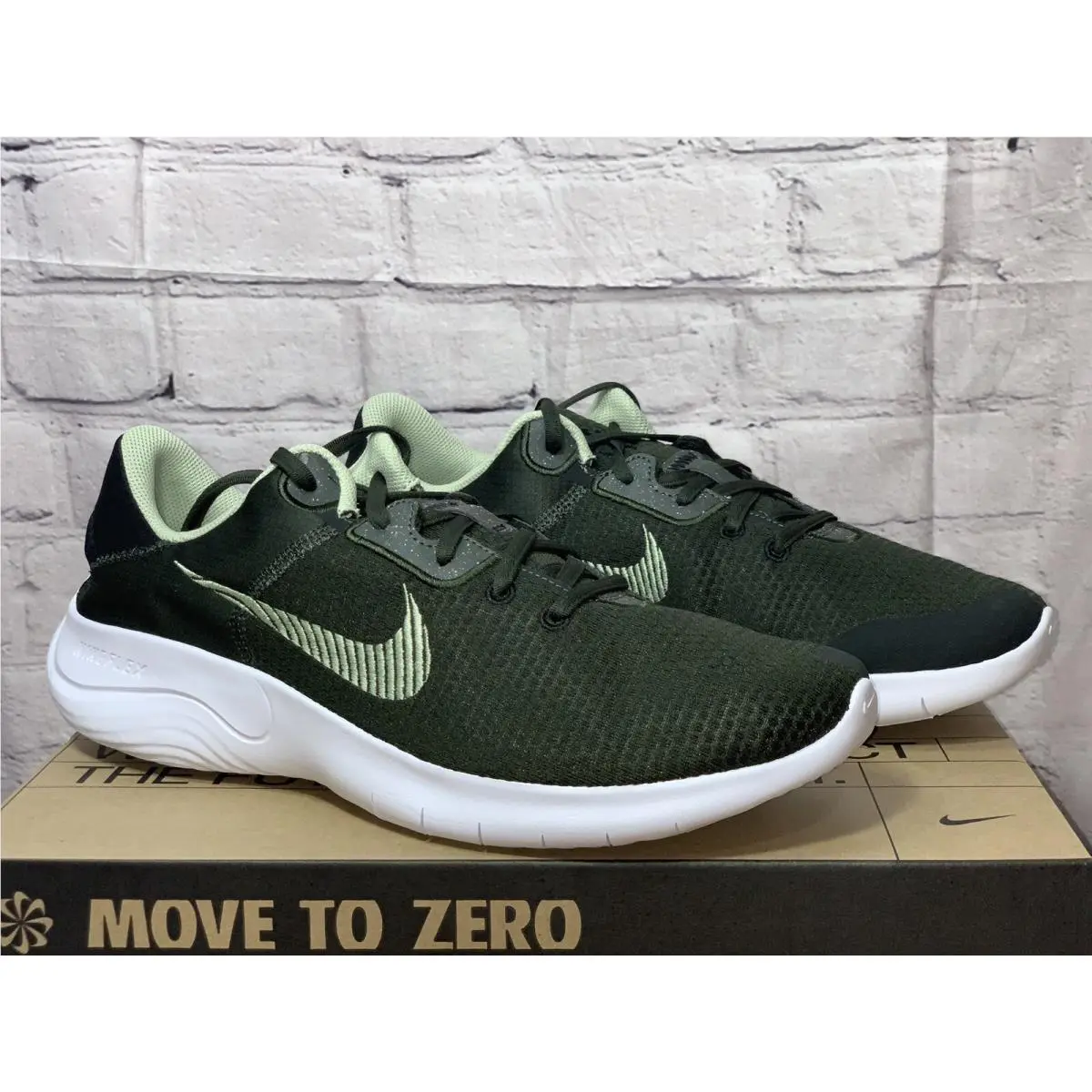 Nike shoes - Nike Flex Experience - Flex Experience - DD9284-300 - Sequoia/Black/White/Honeydew 2