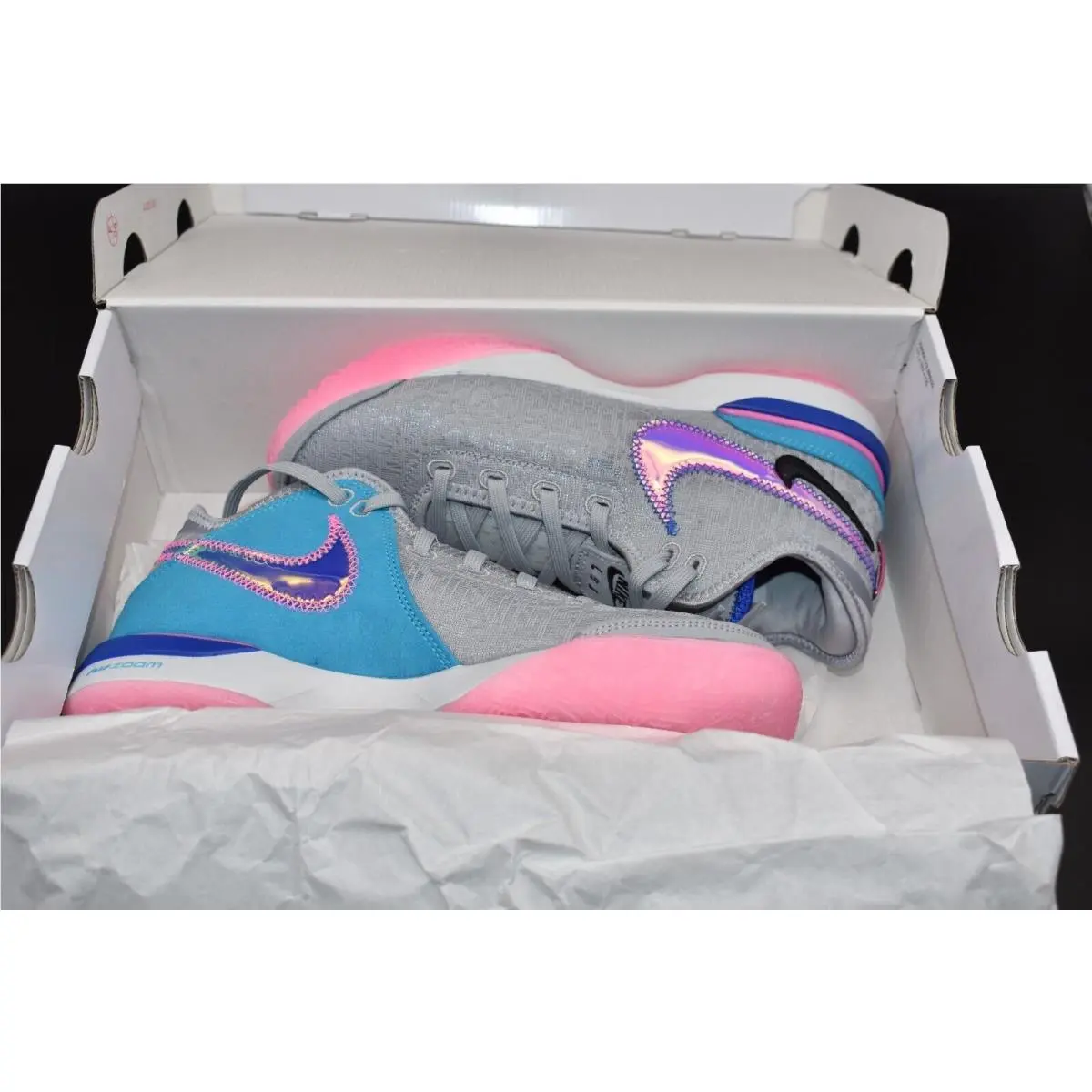 Nike shoes - Nike LeBron NXXT - LeBron NXXT - DR8784-002 - Gray/Pink/Blue 4