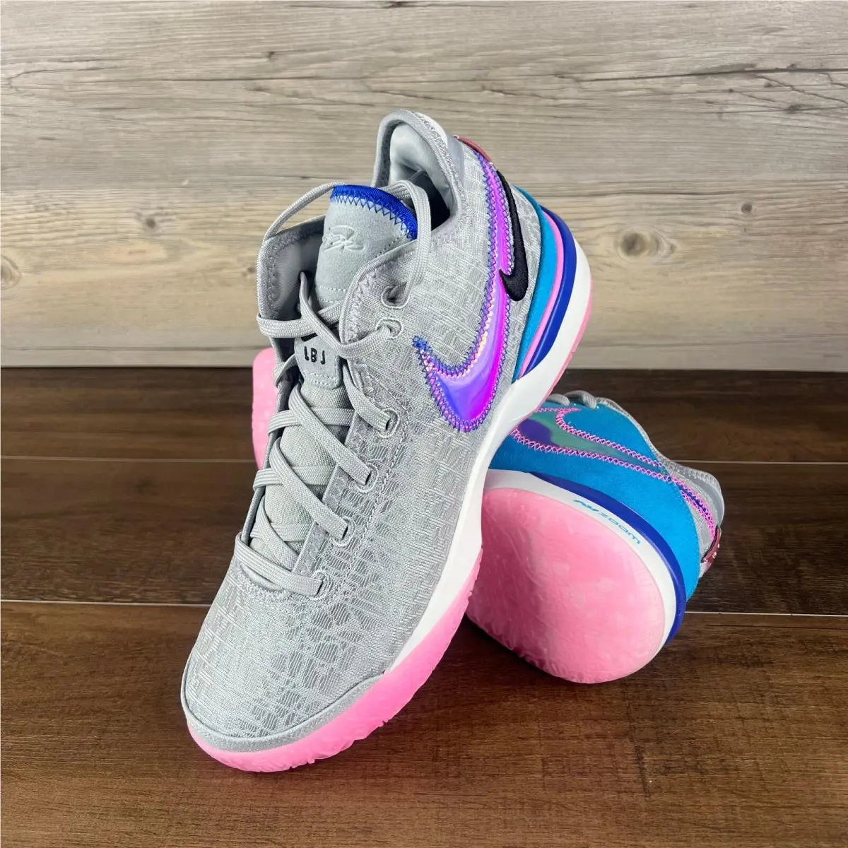 Nike Zoom Lebron Nxxt Gen Mens Basketball Shoes Gray DR8784-002 Men`s Size 10