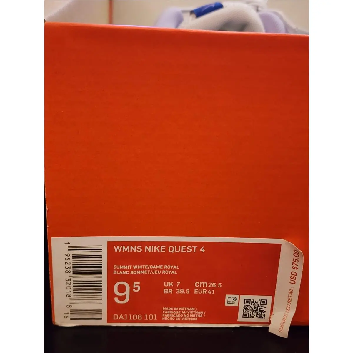 Nike shoes - Nike Quest 4 - Quest - DA1106101 - Off White (UPC: 195238320188) 11