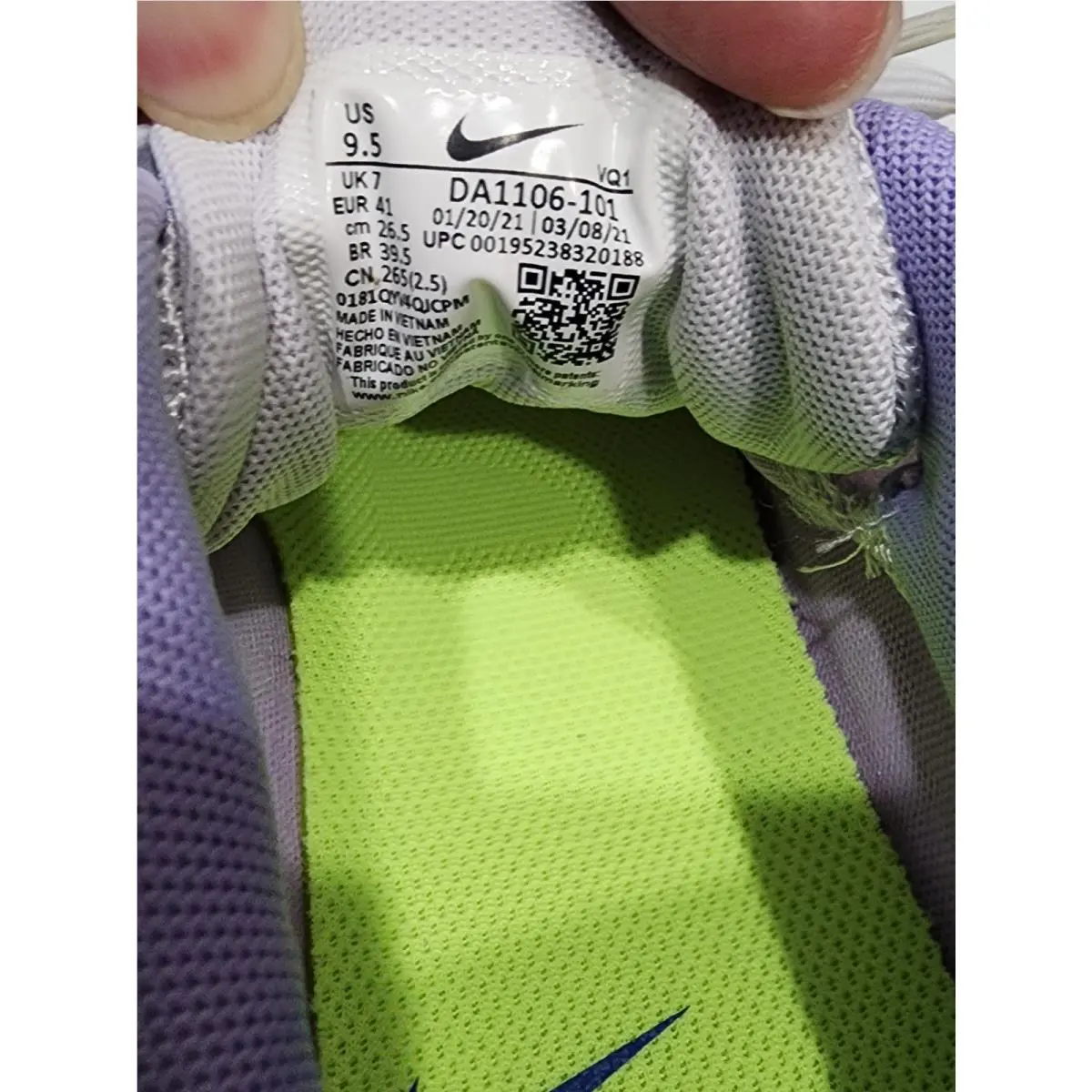 Nike shoes - Nike Quest 4 - Quest - DA1106101 - Off White (UPC: 195238320188) 6