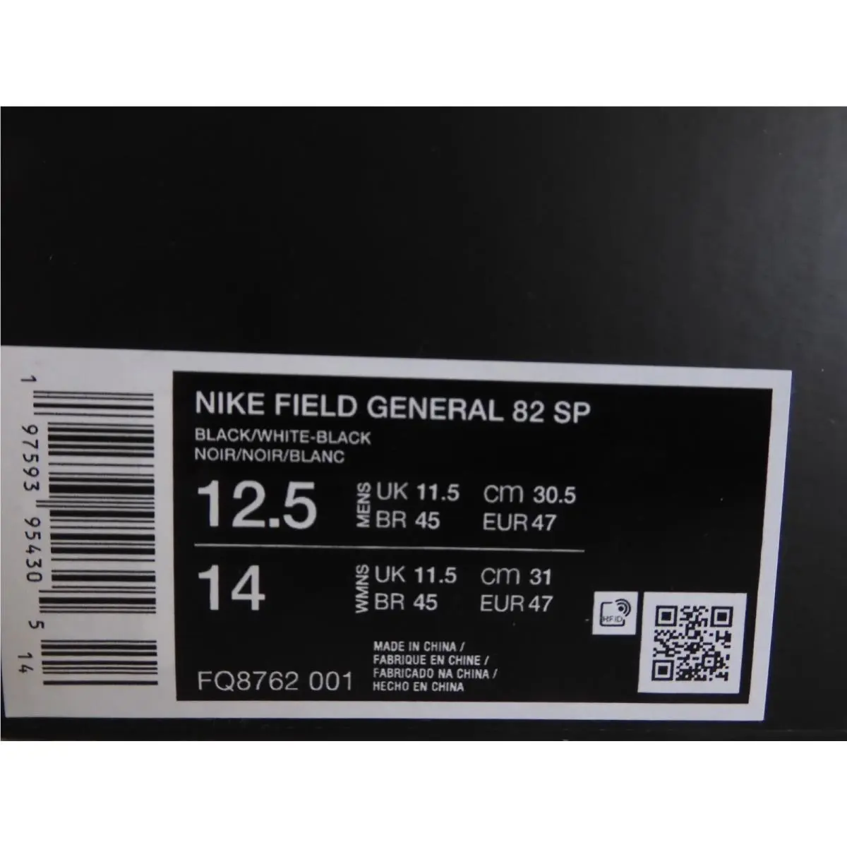 Nike shoes - Nike Field General - Field General - FQ8762-001 - Black (UPC: 197593954305) 3