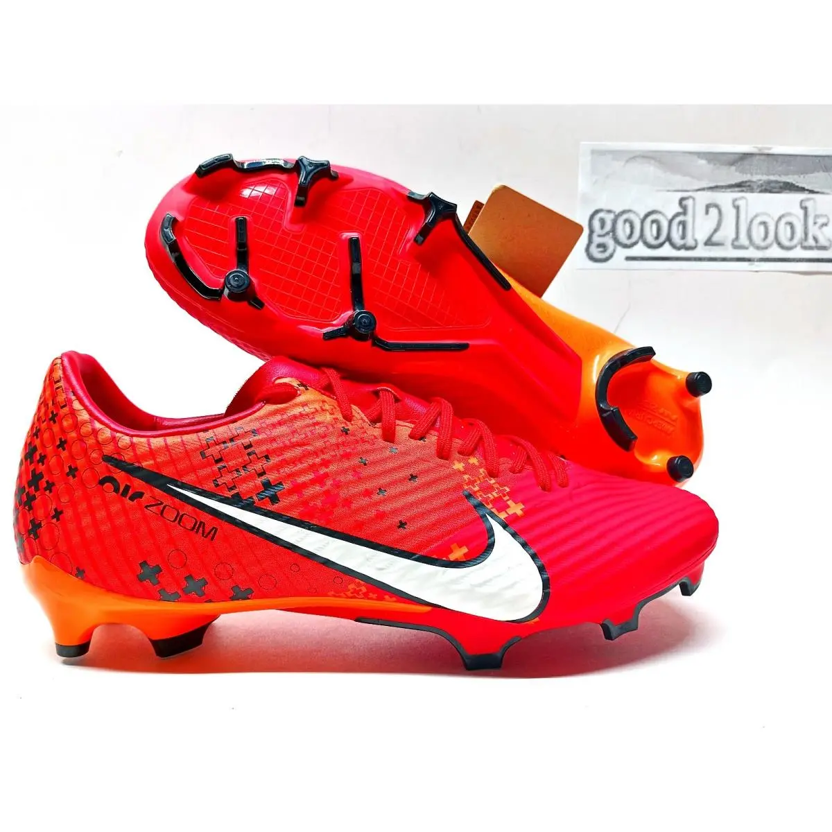 Nike Zoom Vapor 15 Academy Mds Fg/mg Soccer Cleat SZ Men`s 8.5 FD1159-600
