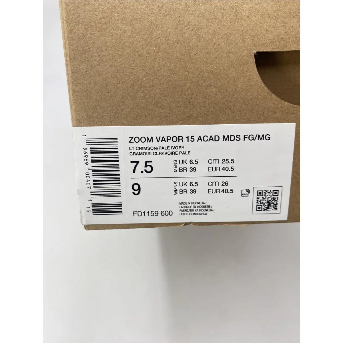 Nike shoes - Nike Zoom Vapor - Zoom Vapor - FD1159-600 - Red (UPC: 196969004071) 6
