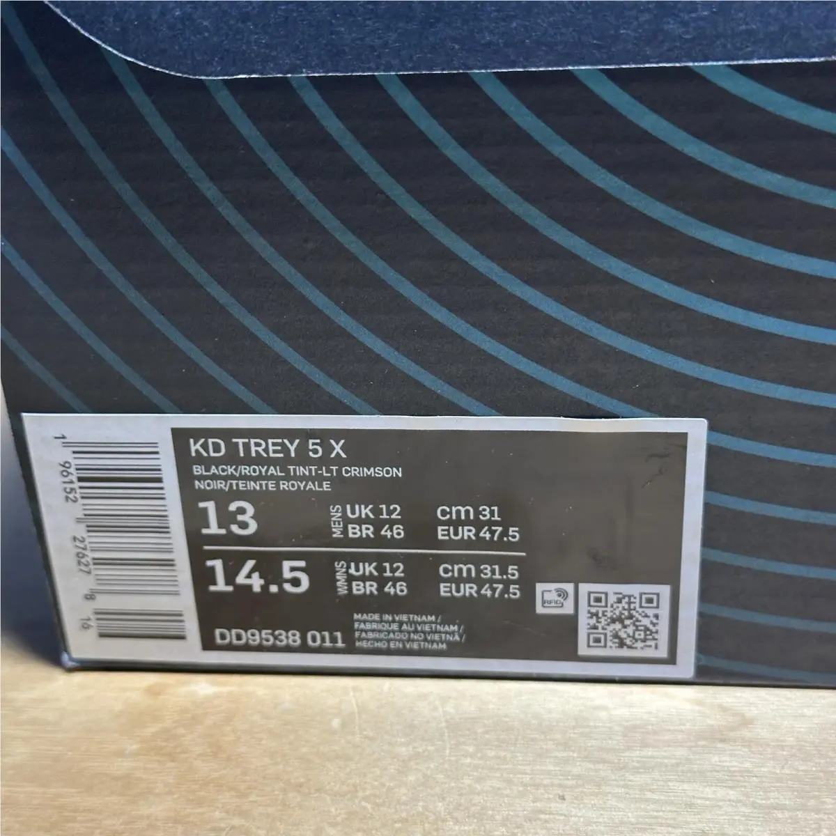 Nike shoes - Nike KD Trey 5 X - DD9538-011 - Black 1