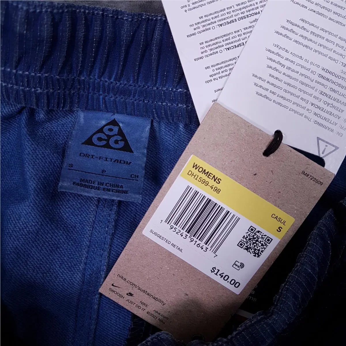 Nike clothing - DH1599-498 DH1599498 - DH1599-498 DH1599498 - Blue (UPC: 0195243916468) 4