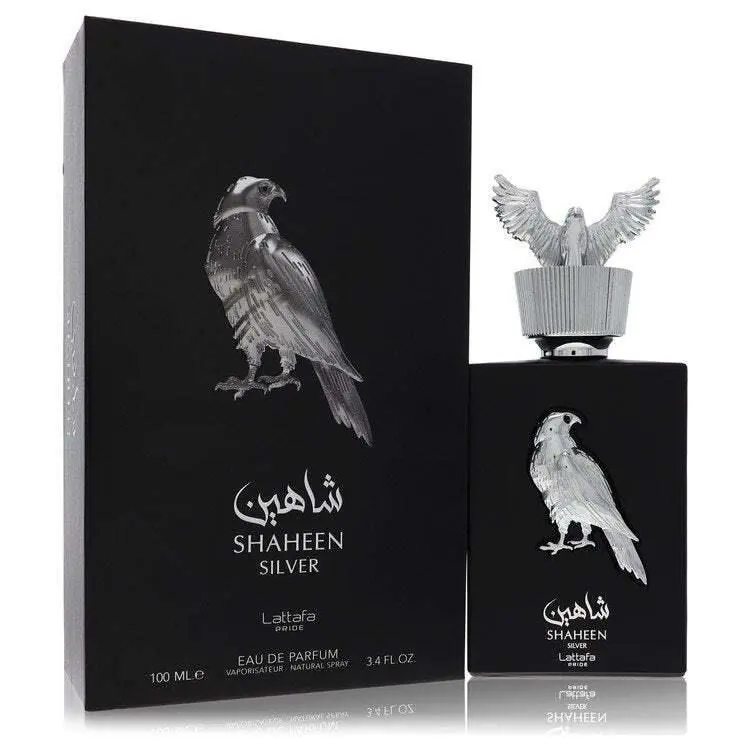Lattafa Shaheen Silver 3.4 oz / 100 ml Eau de Parfum Spray Unisex Perfume - Silver