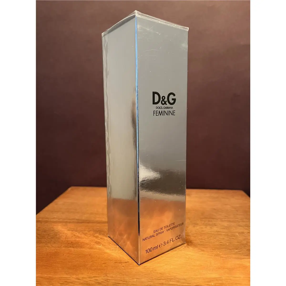 D G Feminine By Dolce Gabbana 3.4 oz /100 ml Eau de Toilette Spray Rare