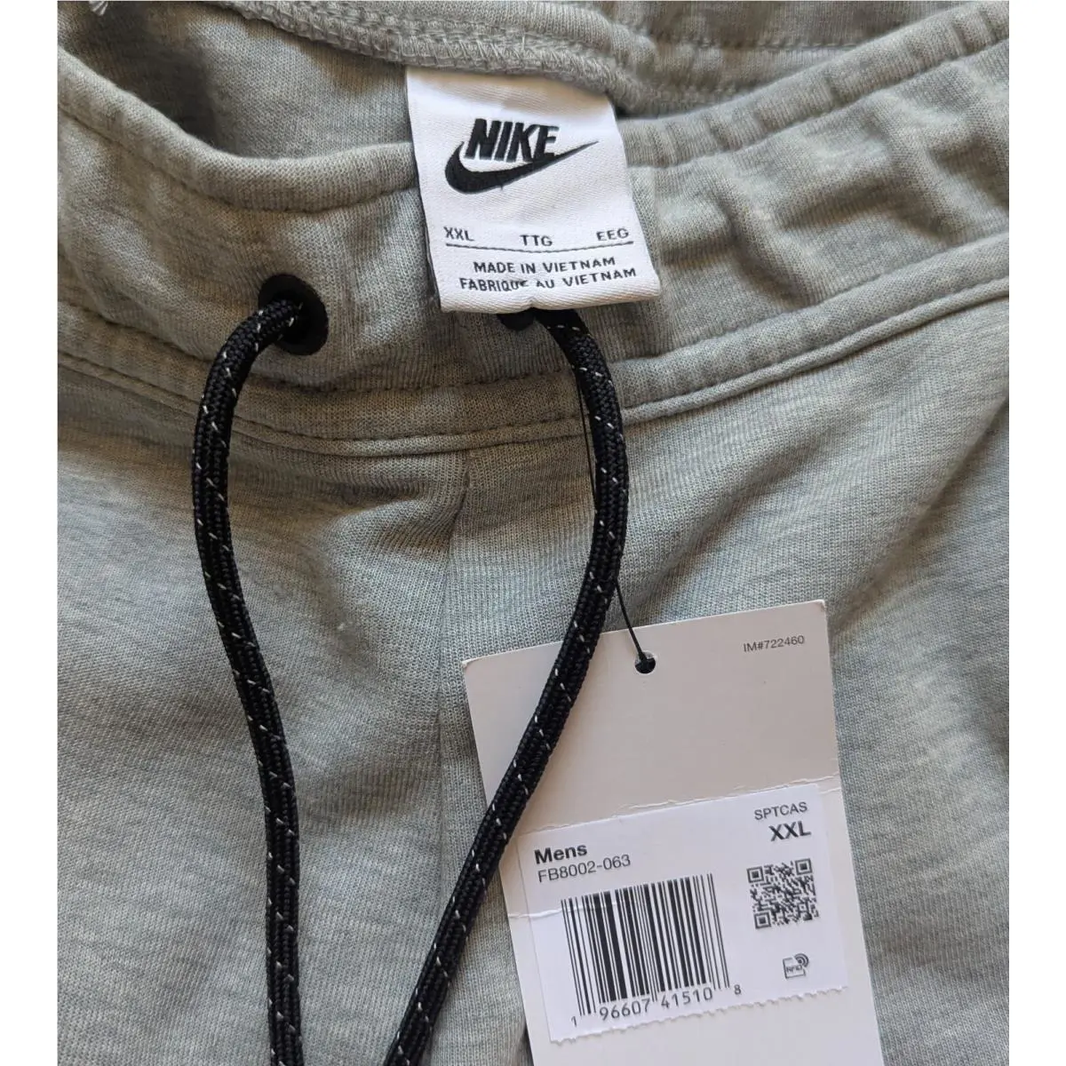 Nike clothing - Nike Tech Fleece Jogger - Tech Fleece Jogger - FB8002063 - Gray (UPC: 196607415085) 3