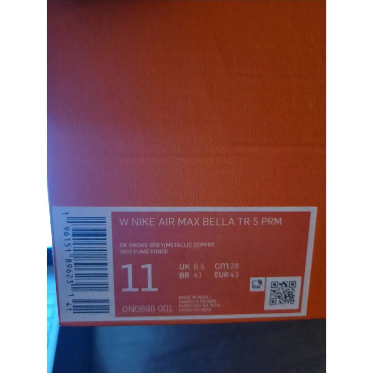 Nike shoes - Nike Air Max Bella TR 5 PRM - DN0896-001 - Dark Grey/Copper 7