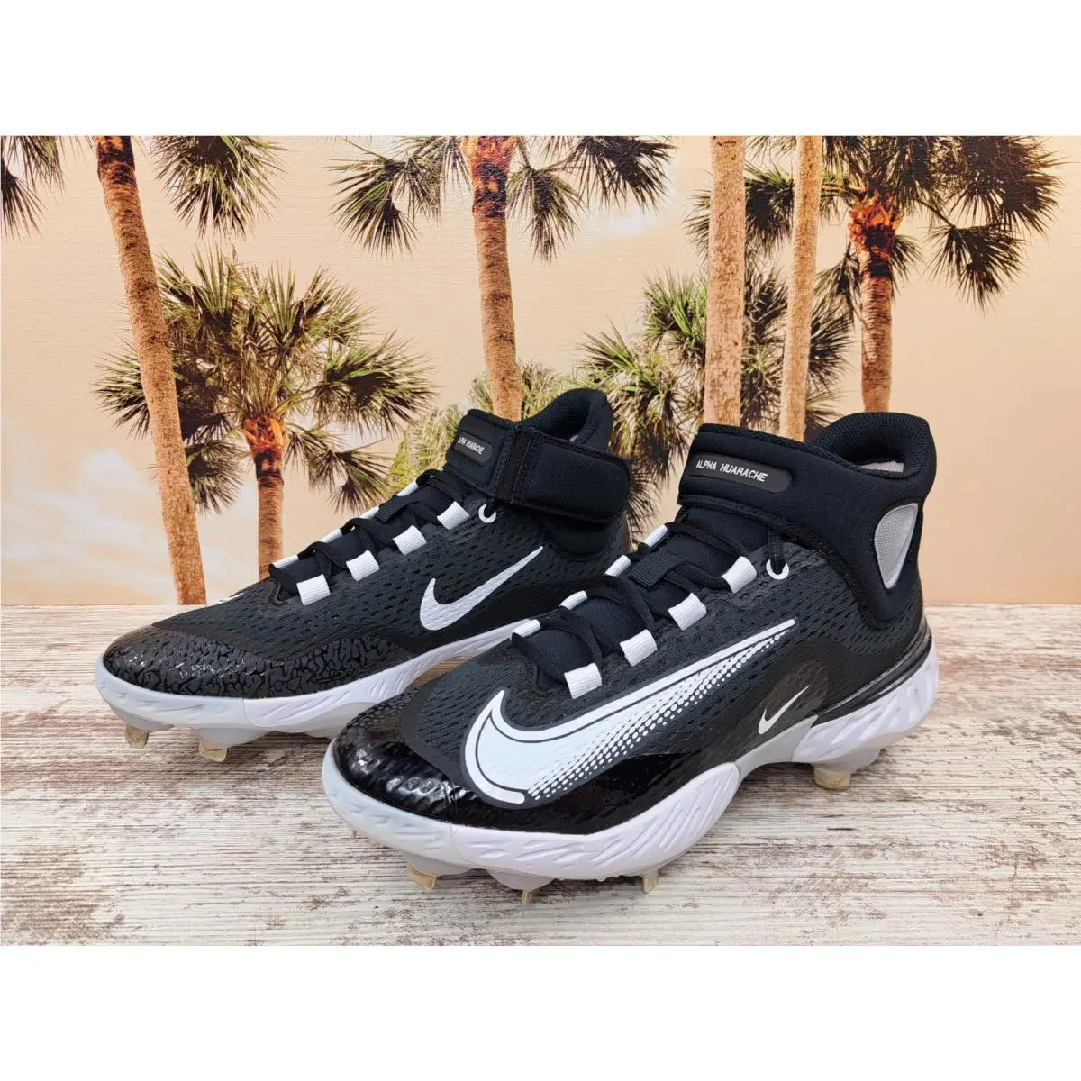 Nike shoes - Nike Alpha Huarache Elite 4 - DJ6520-011 - Black 1