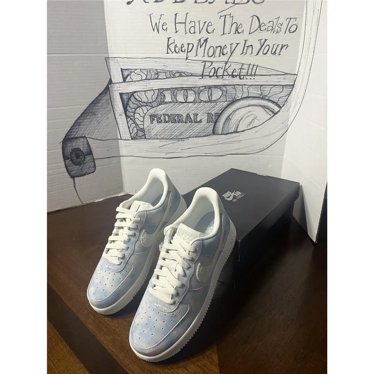 Nike shoes - Nike Air Force 1 - Air Force - FD0883400 - Blue (UPC: 196155288735) 2