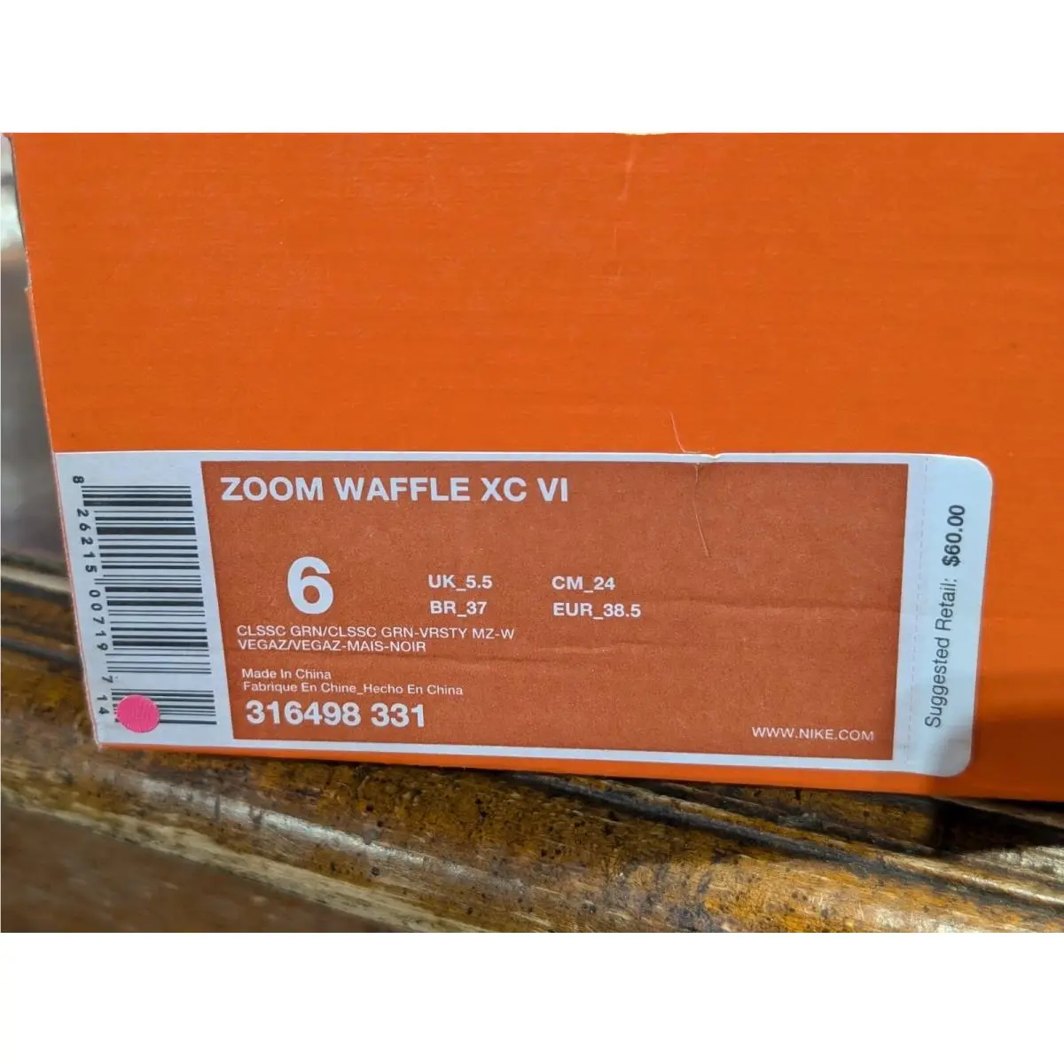 Nike shoes - Nike Zoom Waffle XC - Zoom Waffle - 316498-331 - Green (UPC: 0826215019206) 11