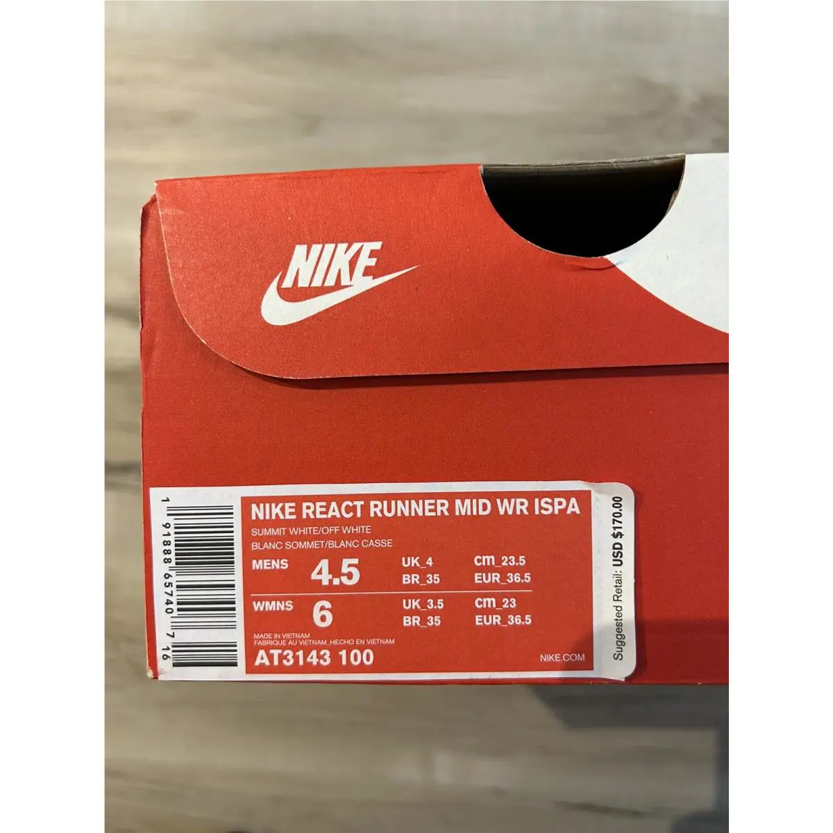 Nike shoes - Nike React Runner - React Runner - AT3143-100 - Multicolor (UPC: 0191888657407) 8