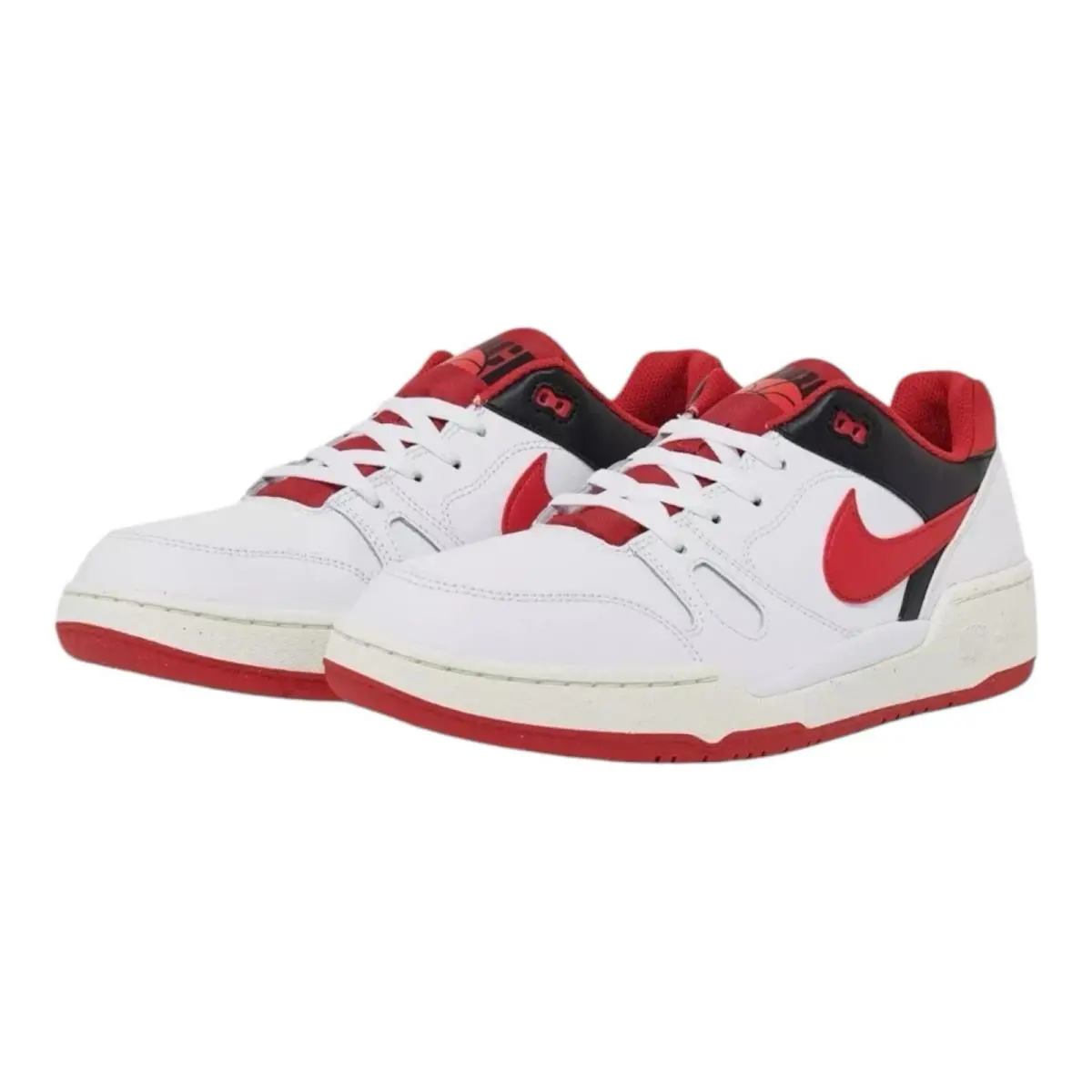 Nike Full Force Lo Menssneakers White /red FB1362-102 Size 11.5 - White