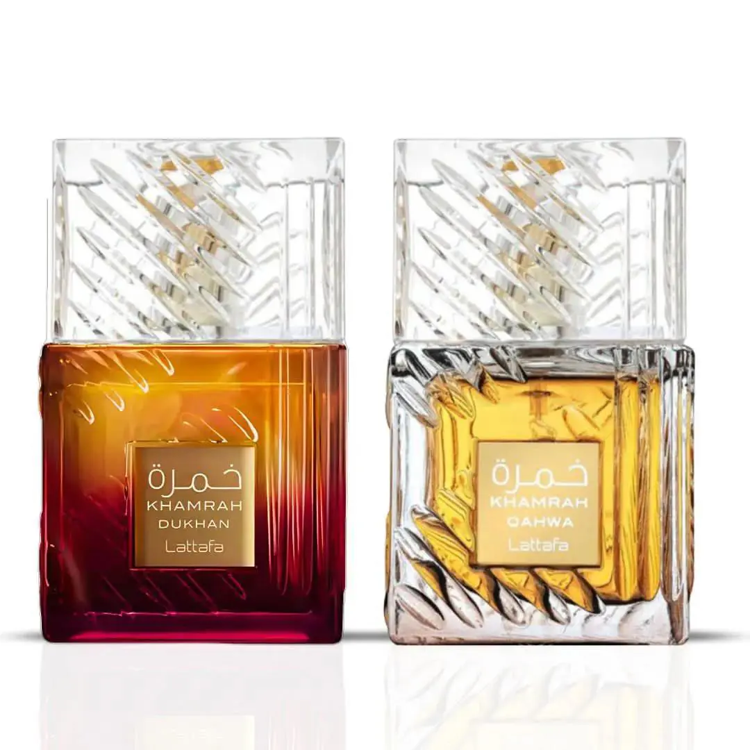 Khamrah Qahwa Khamrah Dukhan Edp Sprays 100ML 3.4 OZ by Lattafa Bundle