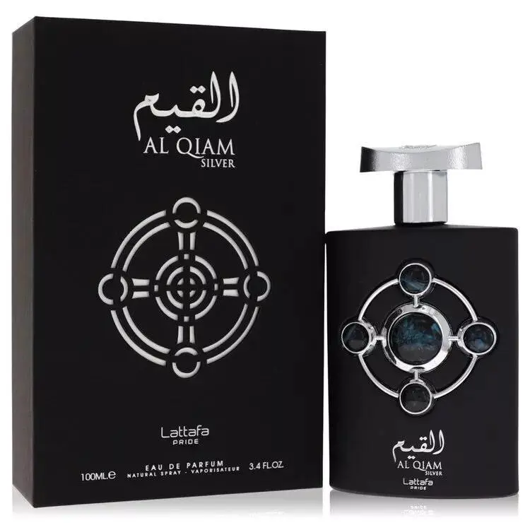 Pride Al Qiam Silver  Edp Spray 3.4 oz-100 ml For Men Seal by Lattafa