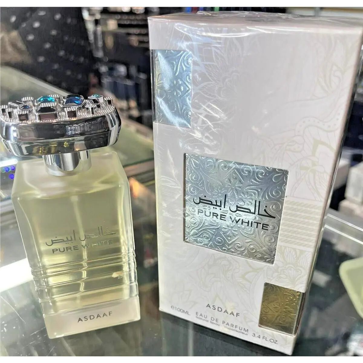 Pure White by Asdaaf Lattafa 3.4oz 100ml Parfum Edp For Him / Her Box