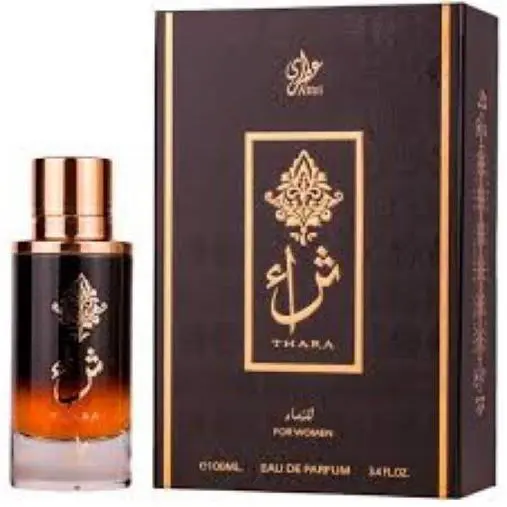 Lattafa Pride Tharwah Black by Lattafa Eau De Parfum Spray 3.4 oz 100ml Men