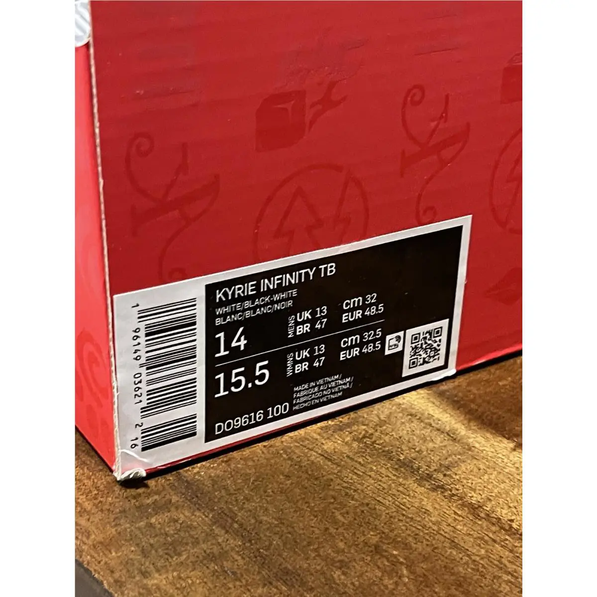 Nike shoes - Nike Kyrie Infinity TB - Kyrie Infinity - DO9616-100 - White (UPC: 0196149036212) 10
