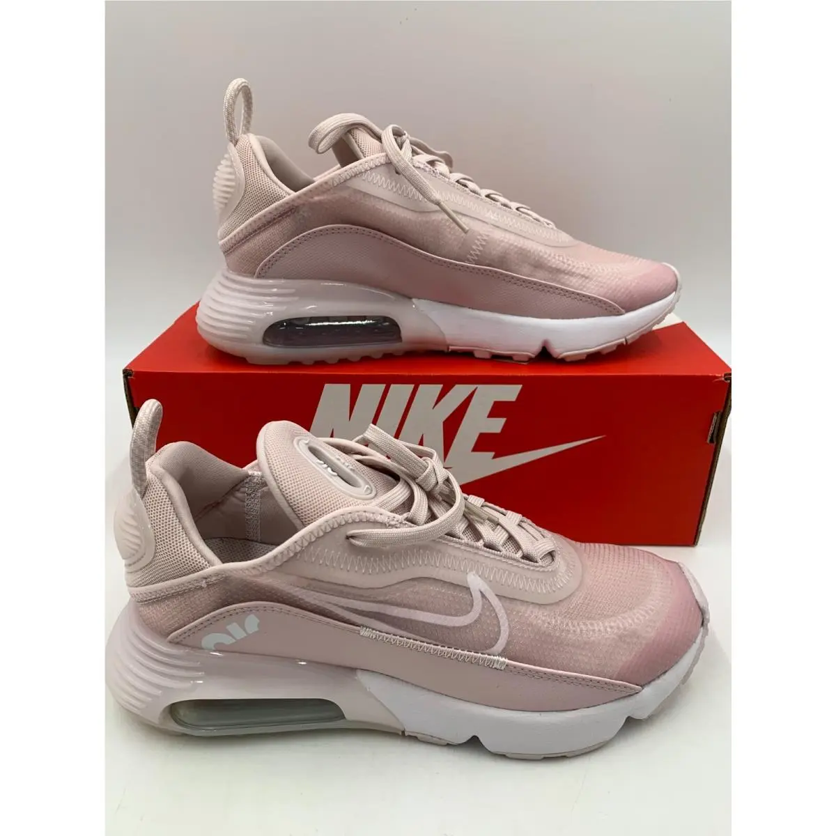 Nike Womens Nike Air Max 2090 Shoe Rose Metallic Silver White Sz 6.5 CT1290-600