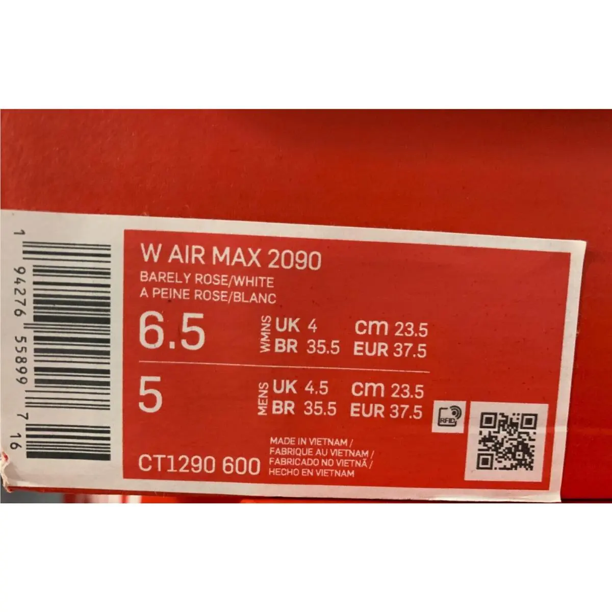 Nike shoes - Nike Air Max 2090 - Air Max - CT1290-600 - rose, silver, white 5