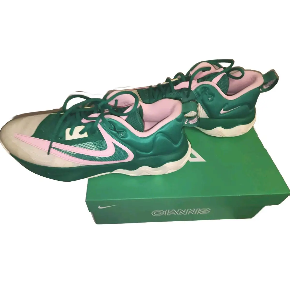 Nike shoes - Nike Giannis Immortality - Giannis Immortality - DZ7533 - Green/Pnik/Biege/White (UPC: 196607713969) 2