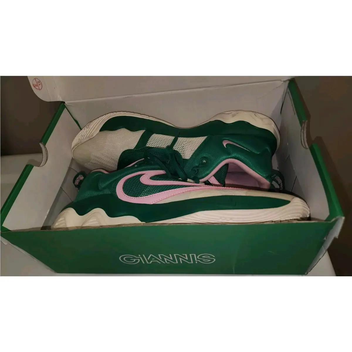 Nike shoes - Nike Giannis Immortality - Giannis Immortality - DZ7533 - Green/Pnik/Biege/White (UPC: 196607713969) 20