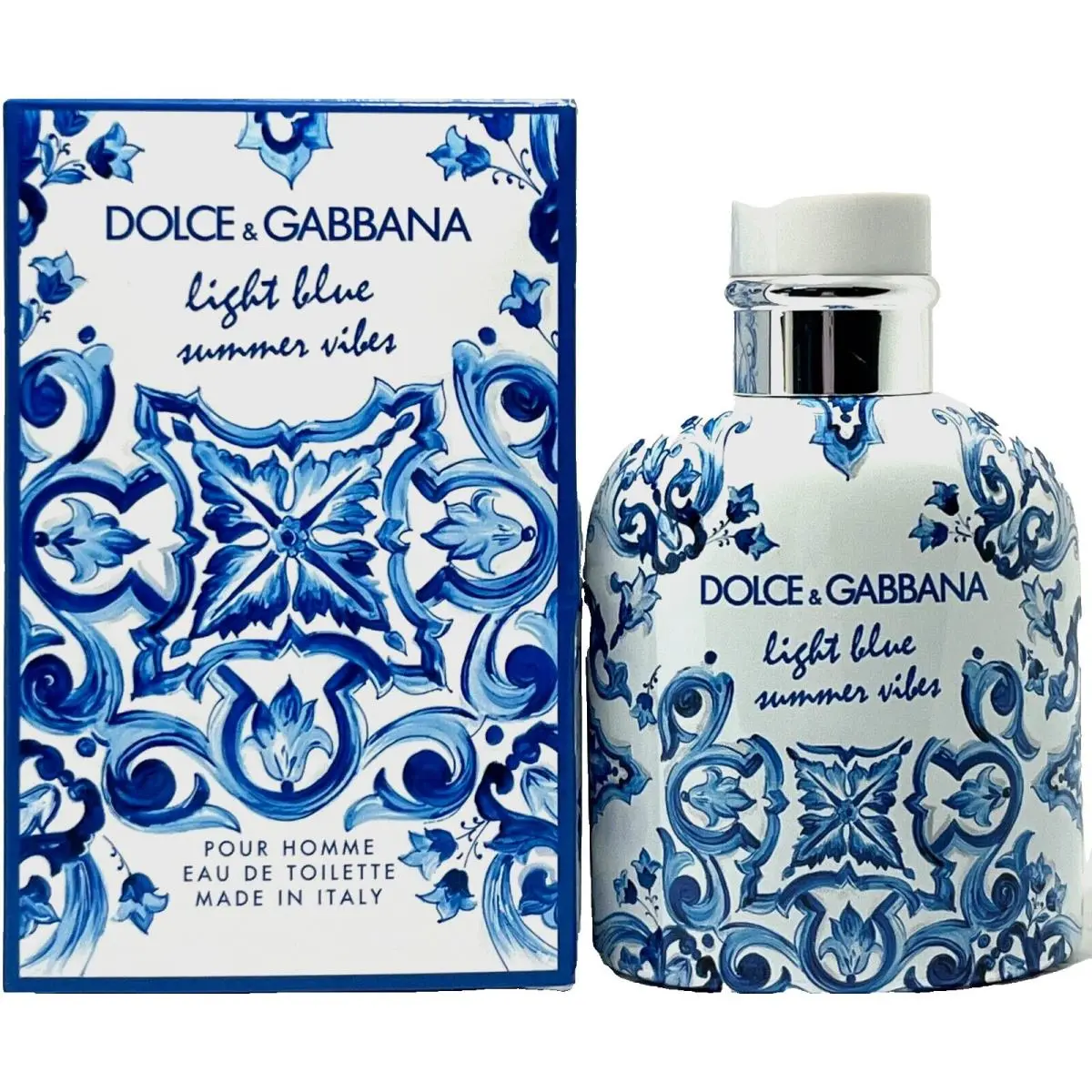 Dolce Gabbana Light Blue Summer Vibes Edt Spray For Men 4.2 Oz / 125 ml by Dolce & Gabbana