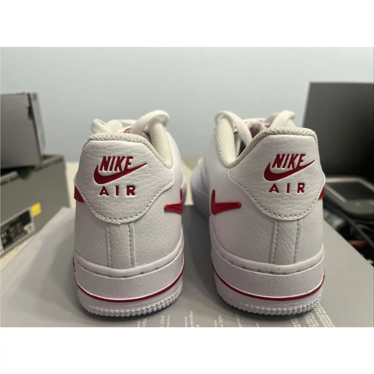 Nike shoes - Nike Air Force 1 - Air Force - DR7970-100 - White University Red (UPC: 195869279251) 5