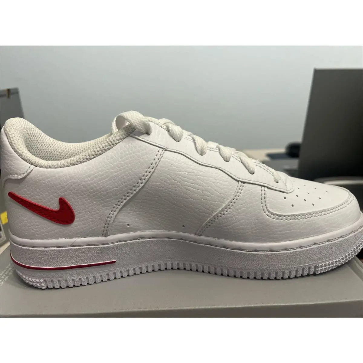 Nike shoes - Nike Air Force 1 - Air Force - DR7970-100 - White University Red (UPC: 195869279251) 1