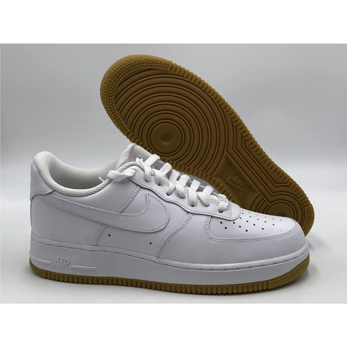 Nike Air Force 1 `07 White/white-gum Light Brown DJ2739 100 US Men SZ 13
