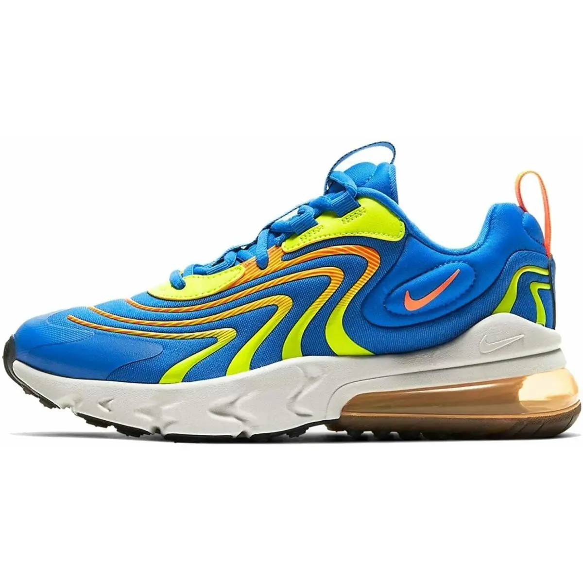 Nike Air Max 270 React Eng Soar/total Orange-volt GS CD6870 401 - 5