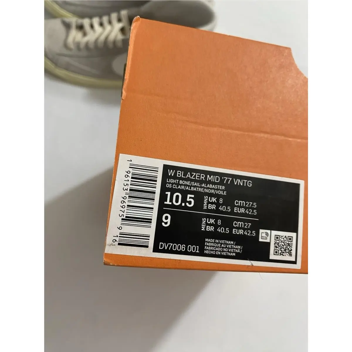 Nike shoes - Nike Blazer - Blazer - DV7006 001 - White (UPC: 0196153969759) 8