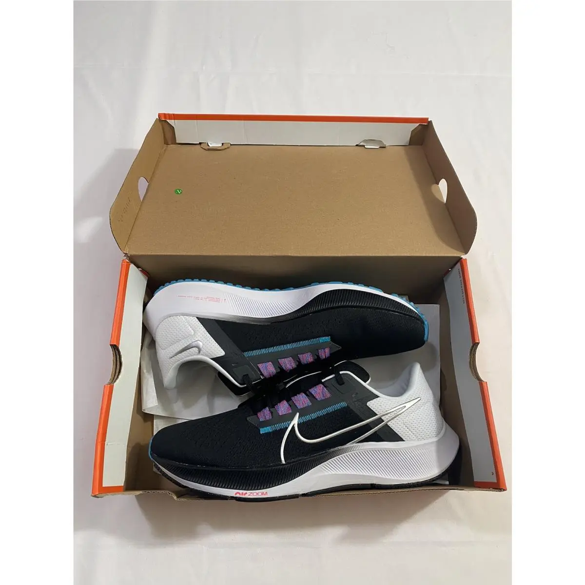 Mens Size 13 Black Nike Air Zoom Pegasus 38 Running Shoes CW7356 003