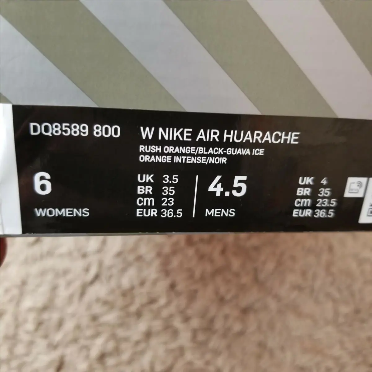Nike shoes - Nike Air Huarache - Air Huarache - DQ8589-800 - Orange 2